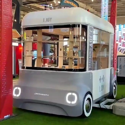 2023 Electric Mobile Commodity Grocery Artigianato Artware Shop Van Truck Trailer Cart per hotel