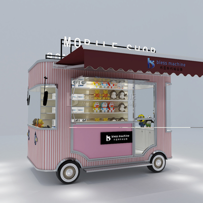 2023 Electric Mobile Commodity Grocery Artigianato Artware Shop Van Truck Trailer Cart per hotel