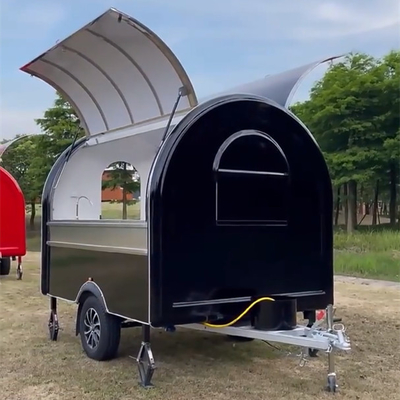 Mobile Caffè Latte Tè Fast Food Snack Cartoncino Trailer per prodotti lattiero-caseari A prezzi accessibili