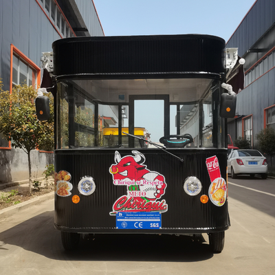 Catering Commerciale Cartone combinato di pollo fritto elettrico mobile per snack e bevande