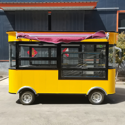 Fast food snacks bevande alcoliche e gelati furgone con configurazione opzionale