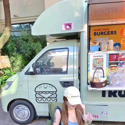 Camionetti di cibo Camionetti di bevande Camionetti mobili all'aperto Fast food trailer per cellulari personalizzati