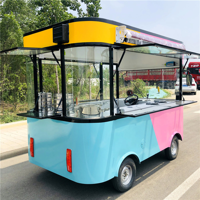 Camionetto alimentare a motore esterno furgone cucina stile quadrato gelato elettrico auto 4x2