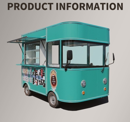 Camionetto alimentare a motore esterno furgone cucina stile quadrato gelato elettrico auto 4x2