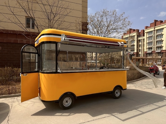 Camionetto alimentare a motore esterno furgone cucina stile quadrato gelato elettrico auto 4x2