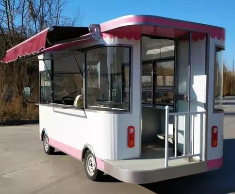 110v/220v Carrozze elettriche per venditori Hot Dog Camionino alimentare mobile con materiale di soia