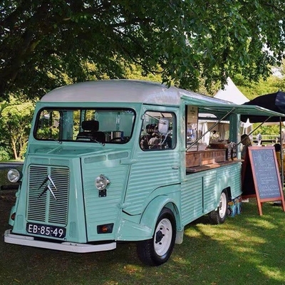 Autobus Citroen Food Truck personalizzato per Street Coffee Burger Patatine fritte e gelato