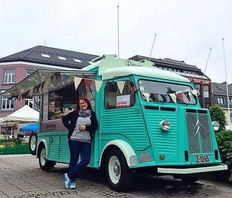 Food Trailer Vintage Mobile Vendite di vari prodotti su misura Citroen HY Van