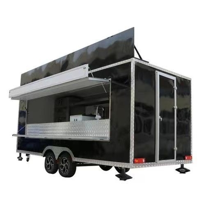 110v/220v Impianti di trasformazione della carne Crepe rimorchio a guida Food Truck Cafe con cucina completa