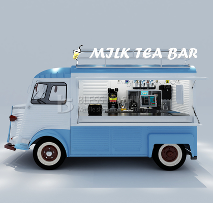 Customization Mobile Food Cart Citroen Food Truck elettrico per hot dog e gelati