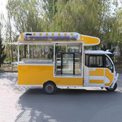2023 Hamburger elettrico mobile pollo fritto bistecca brochette cibo bevande camion triciclo