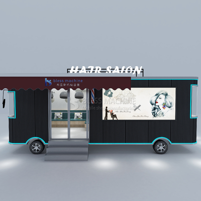 Negozio mobile multifunzionale personalizzato Barbiere Auto Food Truck con materia prima di soia