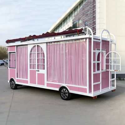 Electric Mobile Hair Salon Barber Shop Dresser Van Truck Trailer Boutique Cart per 1000kg