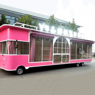 Electric Mobile Hair Salon Barber Shop Dresser Van Truck Trailer Boutique Cart per 1000kg