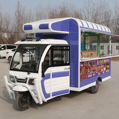2023 Outlet Multiuso Mobile Eletrico Fast Food Snack Triciclo Pedicab Tre ruote
