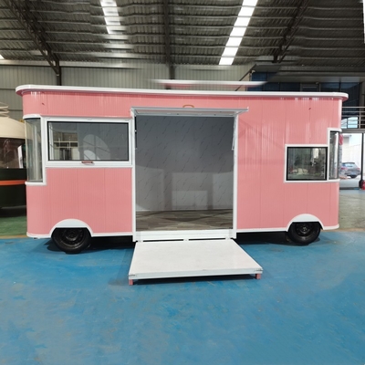 Multifunzionale elettrico mobile vendita di merci boutique negozio di cibo snack carrello