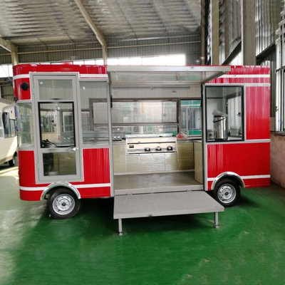 Multifunzionale elettrico mobile vendita di merci boutique negozio di cibo snack carrello
