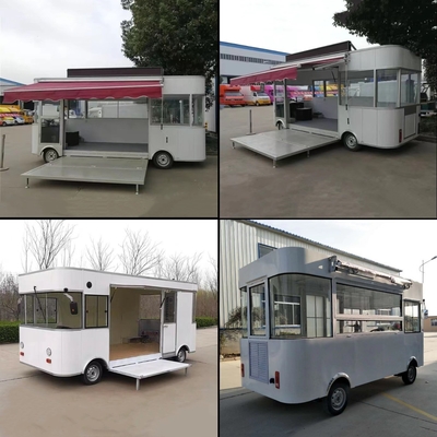 Multifunzionale elettrico mobile vendita di merci boutique negozio di cibo snack carrello