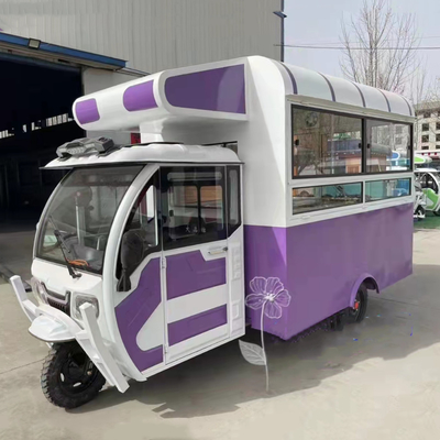 Potente triciclo elettrico mobile multiuso per fast food e bevande Outlet 2022