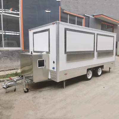 Casa mobile convenientemente attrezzata Cottage Food Snack Tow Trailer con bagno e letto