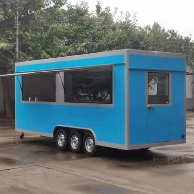 Casa mobile convenientemente attrezzata Cottage Food Snack Tow Trailer con bagno e letto