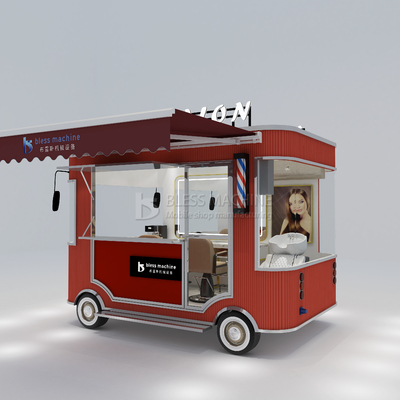 1000 kg taglio di capelli elettrico mobile rasatura stile perma salone barbiere negozio furgone autocarro rimorchio