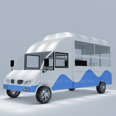 Più pratico fast food snack catering furgone elettrico mobile per prodotti lattiero-caseari
