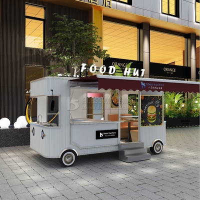 85 chilometri all'ora Macchine Funzione Tempo libero Fast food Attrezzature Mobile Catering Van Trailer