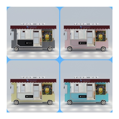 85 chilometri all'ora Macchine Funzione Tempo libero Fast food Attrezzature Mobile Catering Van Trailer