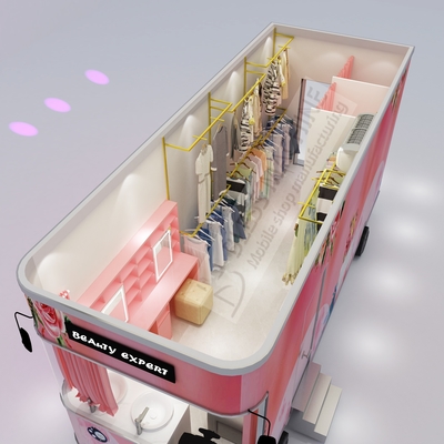 Outlet Electric Mobile T-show Abbigliamento Calzature Borsa Sciarpa trucco Modellazione Van Truck Trailer