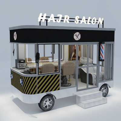 3.0kw Electric Mobile Haircut Salon Barber Shop Style Design Perm Van Truck Car