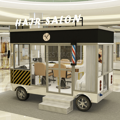 3.0kw Electric Mobile Haircut Salon Barber Shop Style Design Perm Van Truck Car