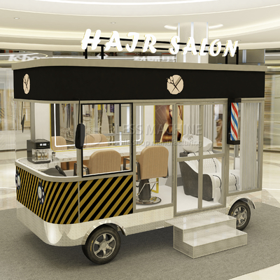 3.0kw Electric Mobile Haircut Salon Barber Shop Style Design Perm Van Truck Car