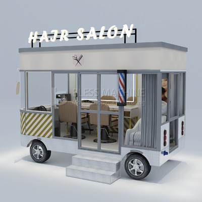 Salone di taglio dei capelli elettrico mobile per il commercio al dettaglio e la trasformazione degli ortaggi