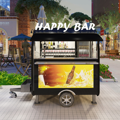 2022 Electric Mobile Iced Fresh Beer Wine Cocktail Drink Bar Van Trailer per i clienti