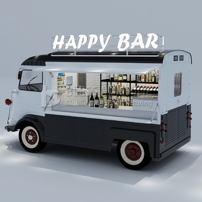 Fornitore di alimentazione esterno elettrico Mobile Bar di bevande per cocktail di vino furgone carrello rimorchio