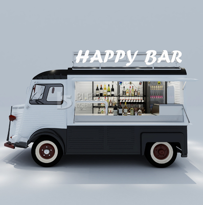 Fornitore di alimentazione esterno elettrico Mobile Bar di bevande per cocktail di vino furgone carrello rimorchio