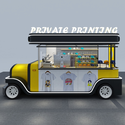 2022 Mobile T-shirt Hat Cup Hot Stamping e Stampa Shop Truck Trailer per la stampa