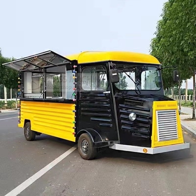 4 ruote stradali furgone elettrico mobile per fast food multiuso snack catering bevande caffè