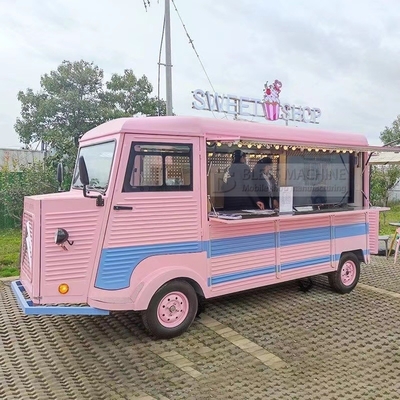 4 ruote stradali furgone elettrico mobile per fast food multiuso snack catering bevande caffè