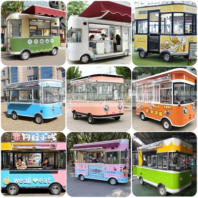110v/220v Electric Mobile Wine Cocktail Drink Bar Van Truck Trailer Cart per le aziende agricole 2022