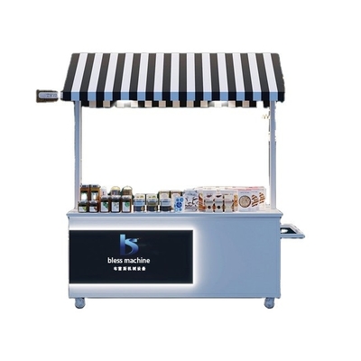 4 ruote multifunzionale mobile stand merci carrello a mano per il moderno outlet elegante