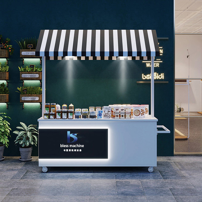 4 ruote multifunzionale mobile stand merci carrello a mano per il moderno outlet elegante
