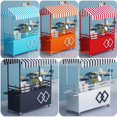 4 ruote multifunzionale mobile stand merci carrello a mano per il moderno outlet elegante