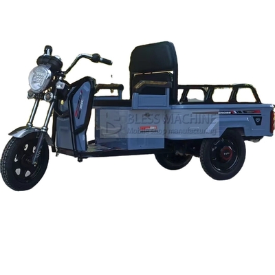 Triciclo moto elettrico polifunzionale con garanzia commerciale e acciaio galvanizzato