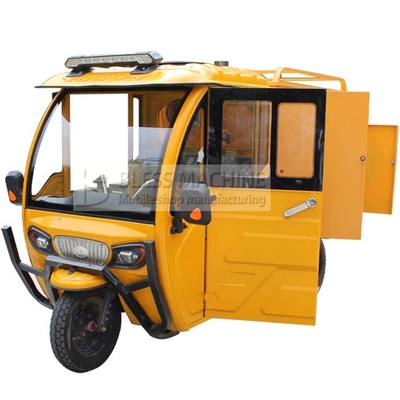 2022 Mobile Electric Car Washing Tricycle Pedicab Tre ruote con garanzia commerciale
