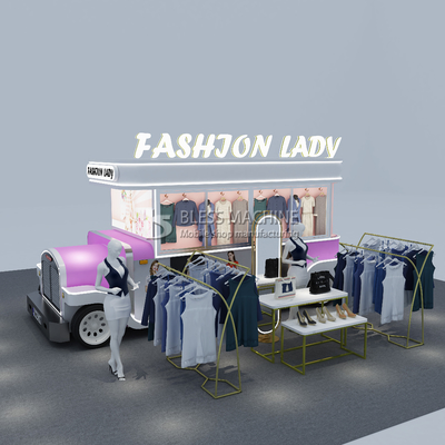 Lunghezza personalizzata 1500kg Mobile abbigliamento da donna abbigliamento furgone carrello rimorchio per outlet