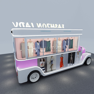 Lunghezza personalizzata 1500kg Mobile abbigliamento da donna abbigliamento furgone carrello rimorchio per outlet