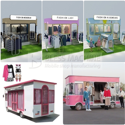 Indumenti elettrici mobili Negozio abbigliamento maschile Furgone camion con 40 km/h Funzione macchine
