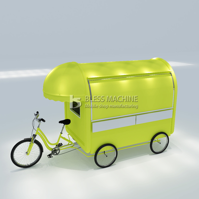 Multipurpose Mobile Fast Food Snack Beverage Pedal Bicicletta Triciclo per Snack Food 2022